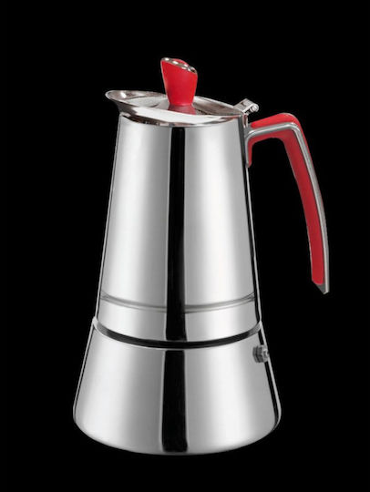 GAT Moka Кафеварка За Еспресо 2 Чаши Inox Сребрист