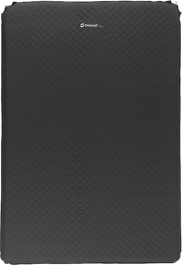 Outwell Selbstaufblasendes Doppeltes Camping Schlafmatte 67x120cm Dicke 3cm Schwarze