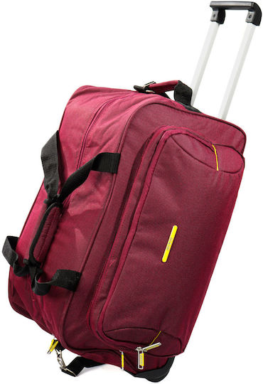 Lamonza Travel Geantă De Voiaj Verde Cu Roți Textilă M55xL30xÎ30cm