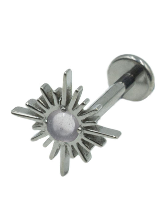 Poco Loco Purple Titanium Piercing Earring