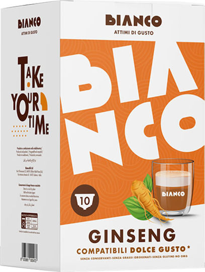 Bianco Espresso Kaffee- und Getränkekapseln Kompatibilität mit Maschine Dolce Gusto 10 Stück