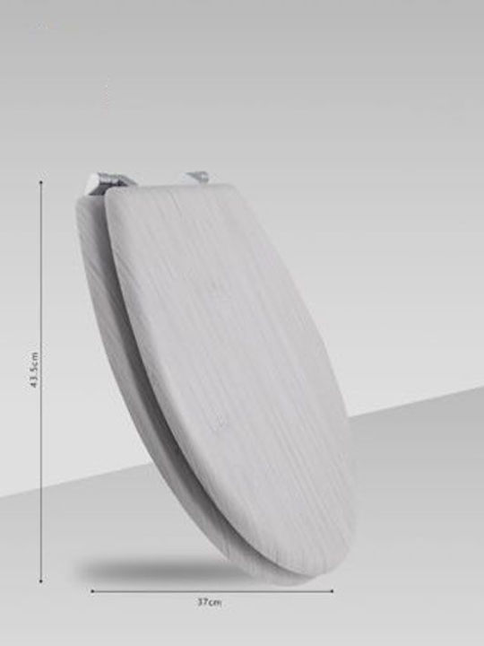 Landsh Capac WC Plastic 37x43.5cm Gri