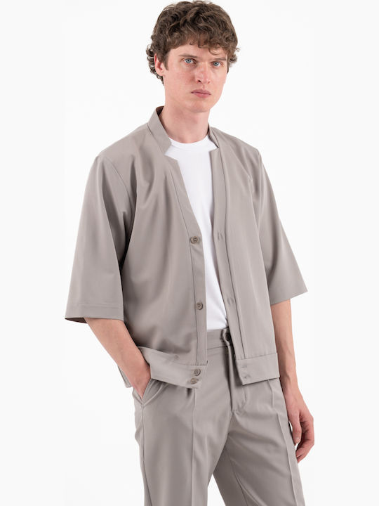 Vittorio Artist Fanco Long Sleeve Overshirt Brown