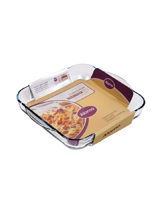 Cok Spain Vas De Gătit Rezistent La Căldură Pătrat Din Sticlă 28x28cm