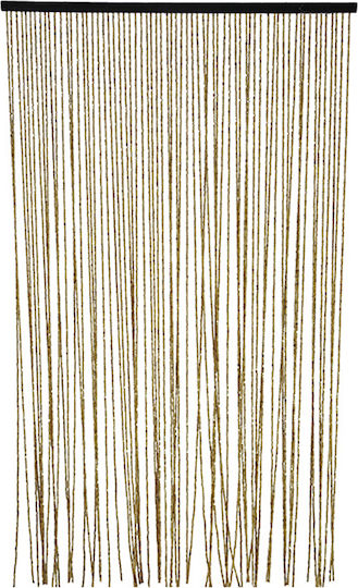 General Trade Κουρτίνα Πόρτας από Ξύλο Καφέ 100x200cm 45328072