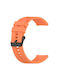 Silikon Tragbare Band Schwarz Verschluss mit Schnalle Amazfit GTR 4 46mm Orange