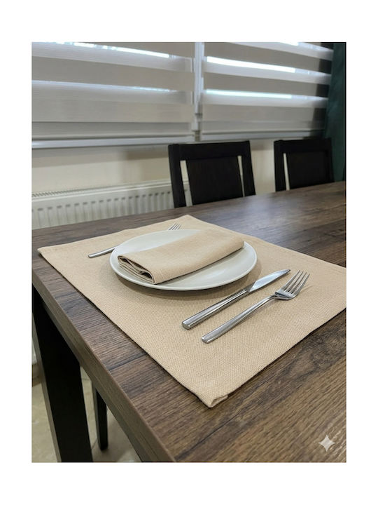 Bella Line Tischsets Stoff Beiges 45x32cm