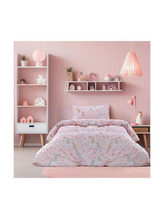 Beauty Home Σετ Παιδικό Πάπλωμα Μονό με Μαξιλαρ...