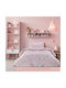 Beauty Home Σετ Παιδικό Πάπλωμα Μονό με Μαξιλαροθήκη Ροζ 160x230εκ.
