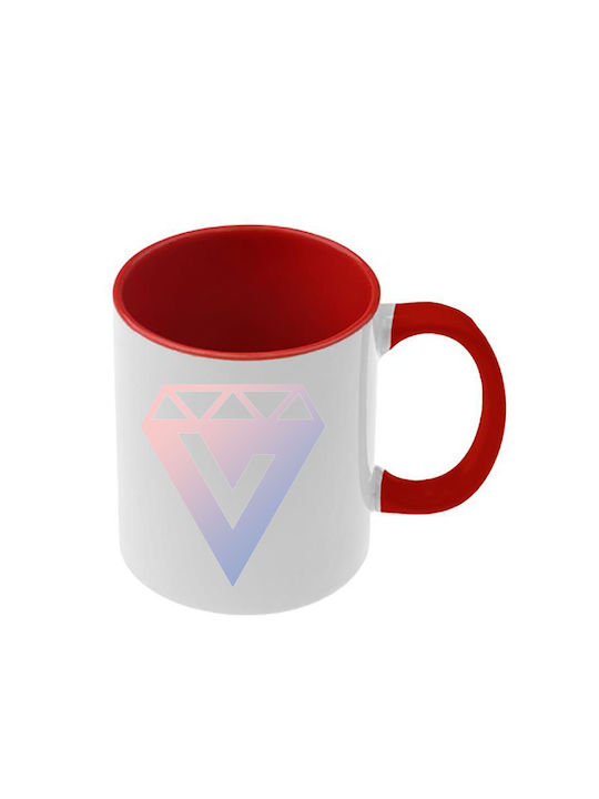 Κούπα Kpop Seventeen Κόκκινη Λαβή Εσωτερικό