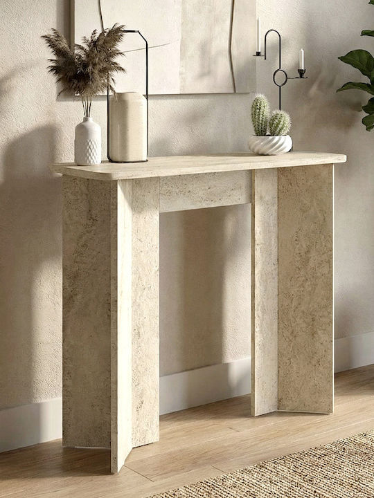 Consolă Din Lemn Travertine L90x l29,6x Î91,8cm