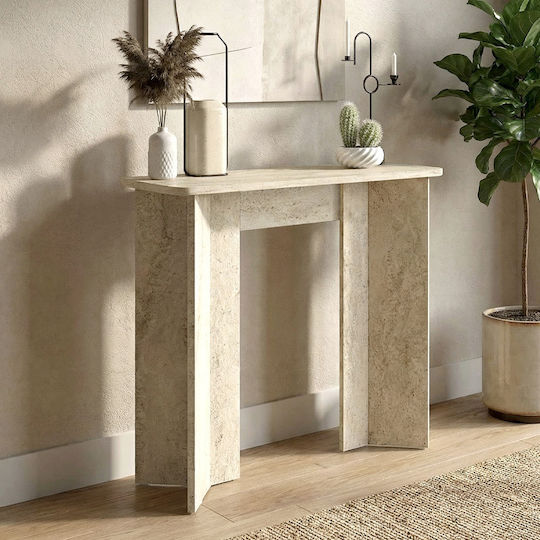 Κονσόλα Ξύλινη Travertine Μ90xΠ29.6xΥ91.8εκ. Κονσόλα Ξύλινη Travertine Μ90xΠ29.6xΥ91.8εκ.