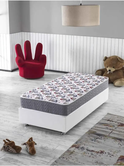 Kinderorthopädische Matratze Candy Princess Hart Grau 90x190x22cm