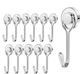 Set 12 Neodym Magnete Haken Organisation 16 × 45 Mm Silber
