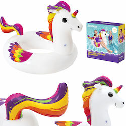 Inflatable Swim Ring Bestway Unicorn Model Vinyl 91 X 119 Cm White Inflatable Swim Ring Bestway Unicorn Model Vinyl 91 X 119 Cm White