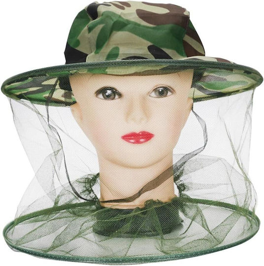 Pălărie De Protecție Împotriva Insectelor Zola Pliabilă Pentru Pescuit Drumeții Universală Diametru 33 Cm Verde Armatei