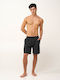 Vamp Summer Men's Bermuda Pyjamas Cotton Dark Gray