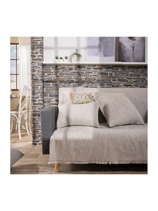 Teoran Lecce Ριχτάρι Πολυθρόνας Chenille 180x150εκ. Lecce