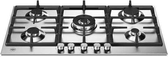 La Germania P90 5C LAG X LPG Gas Cooktop Autonomous Inox 89x52.2cm Silver