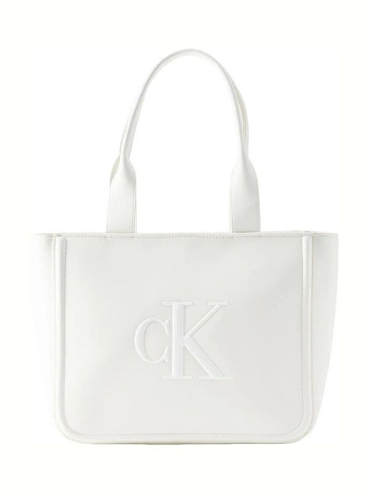 Calvin Klein Women's Tote Handbag White