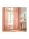 Κουρτίνα με Τρουκς Paxta Terracotta 135x240εκ.