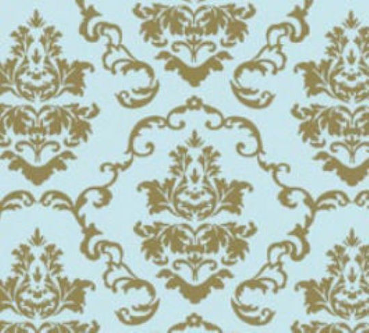 Aida Blue Gold Sticker Sheet 45 Cm X 200 Cm