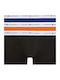 Trunk Men's Boxers 0yz/reg Blu-bon Org-blk 3Pack