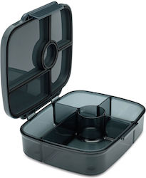 Yumbox Plastic Kids Food Container Gray