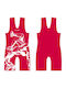 Combat Sport Men's Red Fight Swimsuit