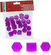 Extremo Tuning 17 Mm Purple Fluorescent Screw Caps 20 Pcs