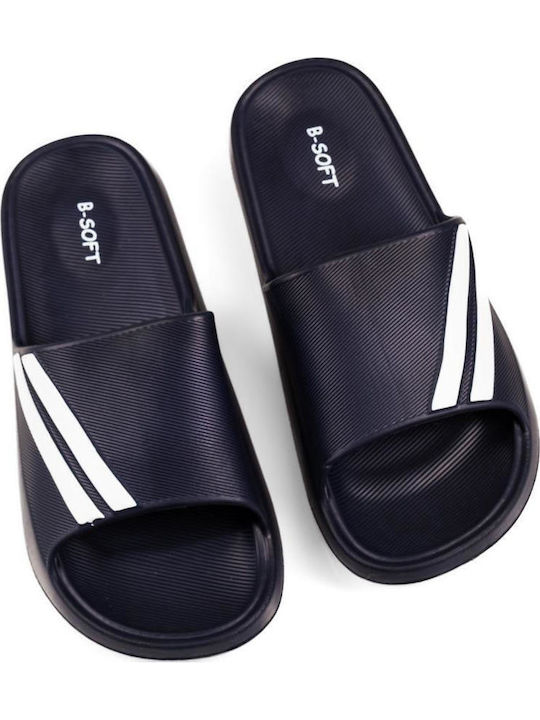 B-Soft Herren Slides Blau