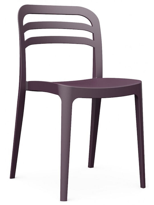 Gartenstühle Kunststoff Aspen Lila 46x51x83cm