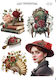 Хартия Easy Transfer Vintage Chic Lnt-148 25x35см