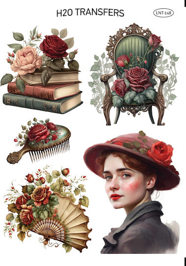Хартия Easy Transfer Vintage Chic Lnt-148 25x35см