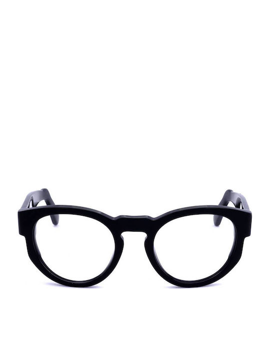 GCDS Unisex Sunglasses With Black Frame And Silver Mirror Lens GD0011 01X
