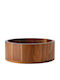 Estia Allure Wooden Brown Fruit Bowl 30x30x9.5cm