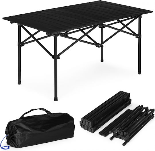 MultiGarden Campingmöbel Für Camping Tisch Klappbar 95x55cm Schwarz