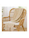 Home&Styling Collection Κουβέρτα Καναπέ με Κρόσσια 130x160εκ. Μπεζ