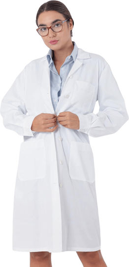 Axon Sante Female Medical Dressing Gown White