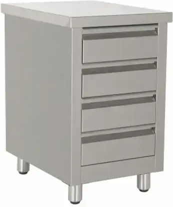 Lappas Vorbereitungstischschrank mit Schubladen 52,7x70x87,3cm