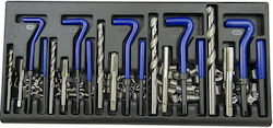 Κιτ Ανακατασκευης Σπειρωματων M5χ0.8 Εως M12x1.7mm 115 Τεμαχιων Jbm Jbm-51896 Κιτ Ανακατασκευης Σπειρωματων M5χ0.8 Εως M12x1.7mm 115 Τεμαχιων Jbm Jbm-51896