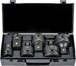 JBM Καρυδάκια Αέρος με Καρέ Υποδοχής 1", 3/4", 1/2" Σετ 6τμχ JBM Καρυδάκια Αέρος με Καρέ Υποδοχής 1", 3/4", 1/2" Σετ 6τμχ