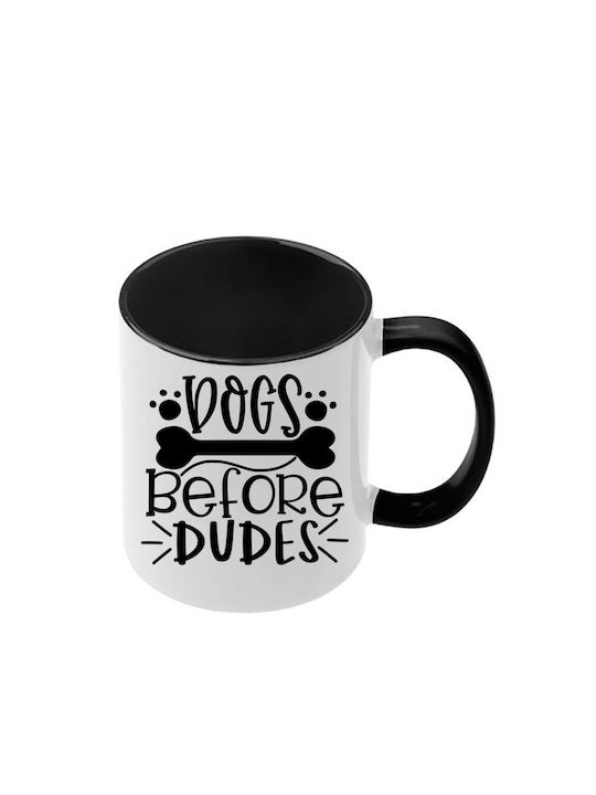 Κούπα Dogs Μαύρη Λαβή Εσωτερικό