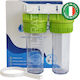 Double Central Water Filtration System Water Filter 10" Acqua Brevetti 3 Pieces 3/4" Flow