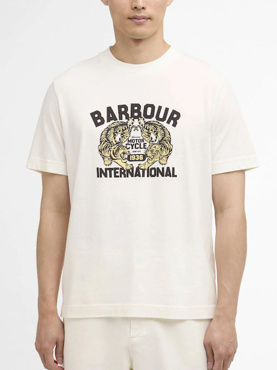Barbour T-shirt Whisper White