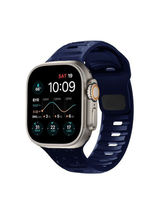Кайшка Силикон Тъмносин (Galaxy Watch Ultra Realme Watch 5) Кайшка Силикон Тъмносин (Galaxy Watch Ultra Realme Watch 5)