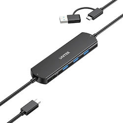 Unitek Usb-c Hub 10gbps Data Intercopy 3 Usb-a Ports U1344a Unitek Usb-c Hub 10gbps Data Intercopy 3 Usb-a Ports U1344a