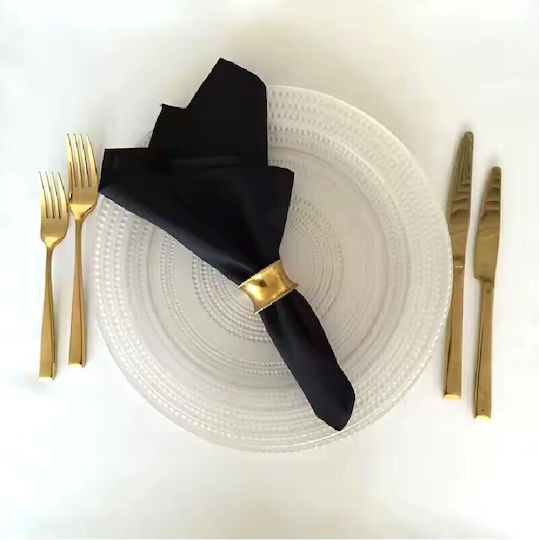 Kotonia Home Șervețel Set 10 Bucăți Set Negru 27x40 cm