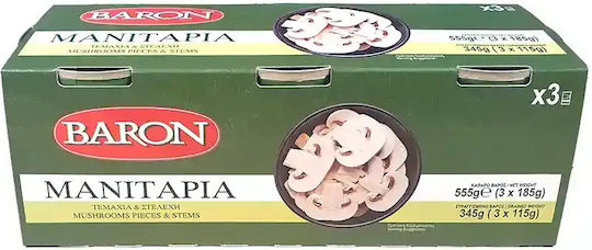 Baron Ciuperci 380gr 3 Bucăți