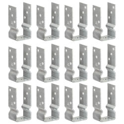 vidaXL Post Support for Garden Fence Made of St...